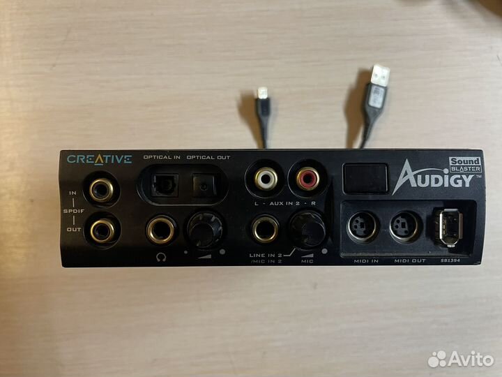 Внешняя звуковая карта creative
