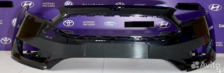 Бампер Передний Ford Focus 3 2015-2019 черный