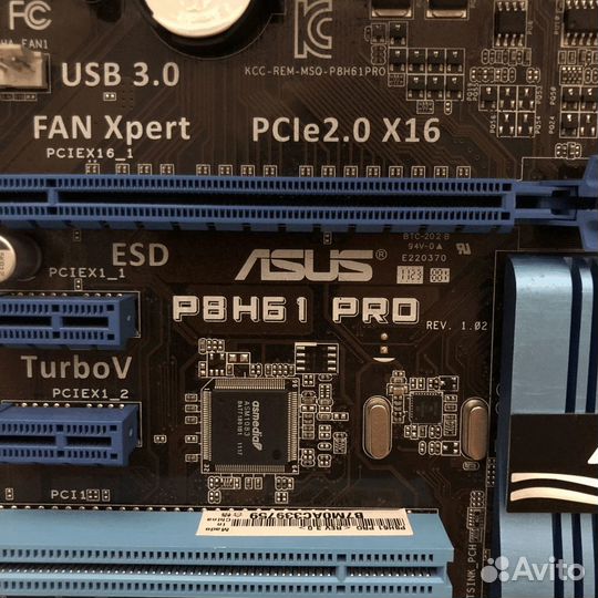 Материнская плата с процессором