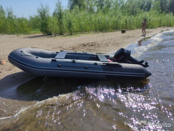 Лодка пвх Таймень 3800 с мотором Nissan Marine