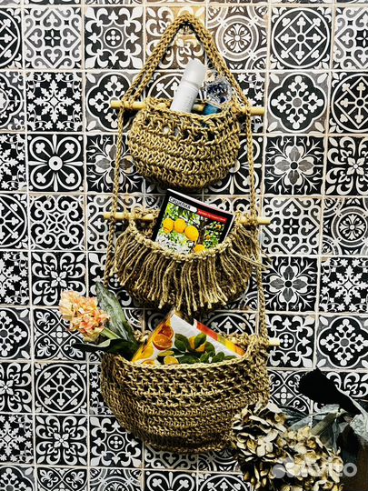 Подвесные настенные корзины, кашпо для хранения