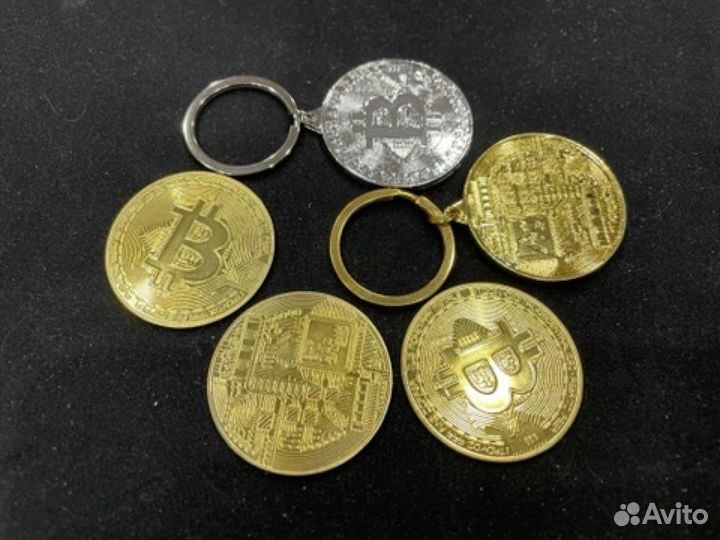 Медаль биткоин