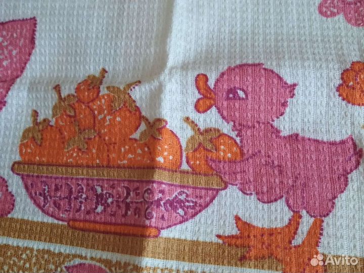 Х/Б. Вафельная, полотеничная ткань. ссср. Отрез