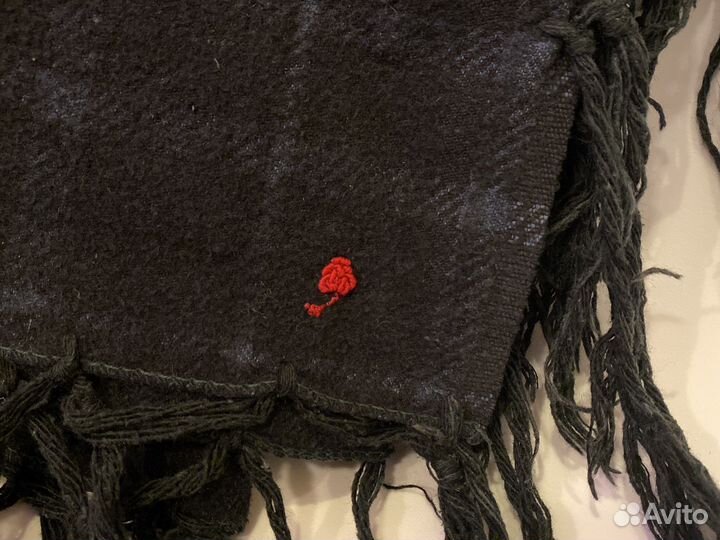 Шерстяной теплый шарф платок, 120*110 на зиму