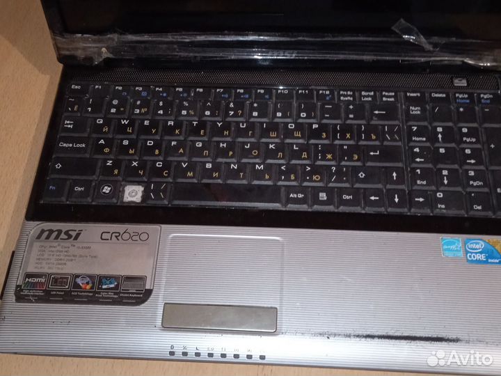 Ноутбук на запчасти