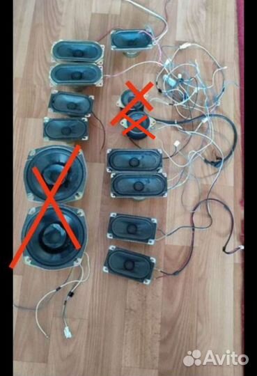 Динамики от телевизоров Sony, Toshiba Samsu