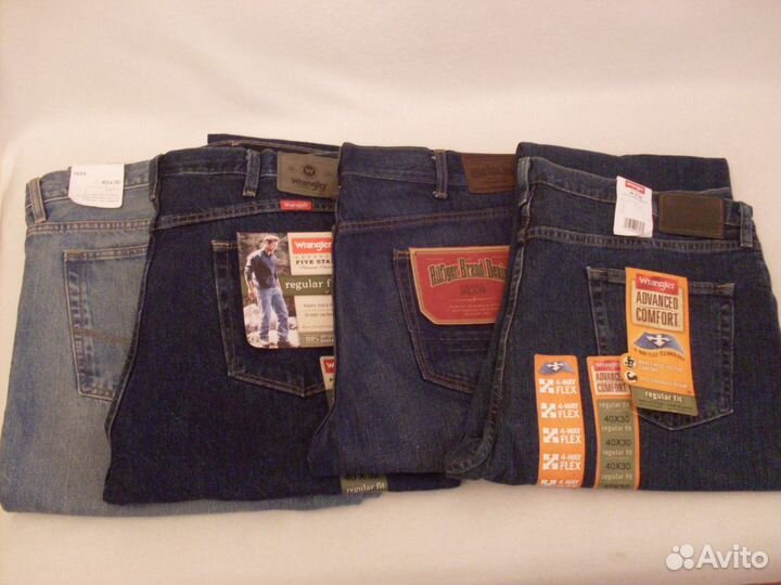 Джинсы новые Wrangler, Tommy Hilfiger, р.40,42