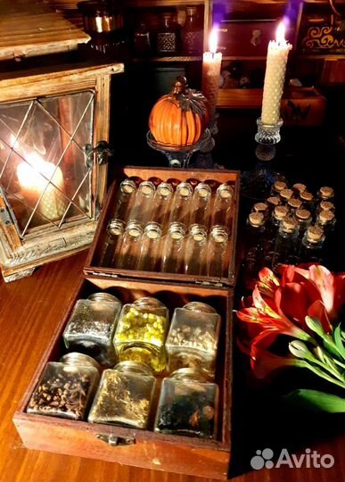 Свечи из вощины с травами