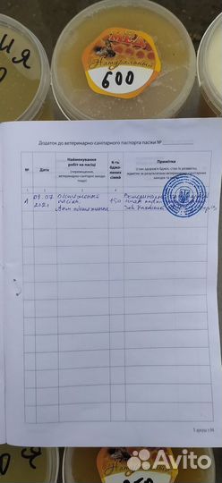 Мёд из личной пасеки 2023