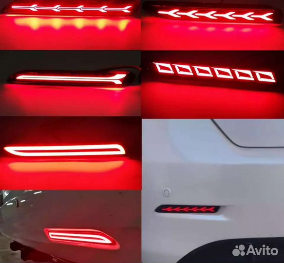 Светодиодный катафот заднего бампера Toyota Lexus