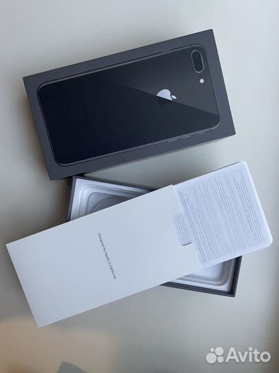 Коробка iPhone 8 Plus Space gray 256GB