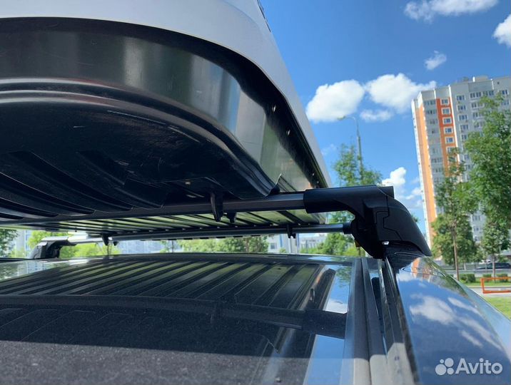 Автобокс Магнум 390 белый глянец на Tucson