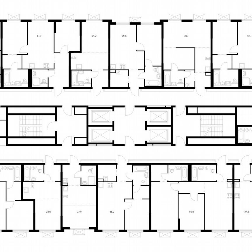 1-к. квартира, 43,3 м², 20/25 эт.