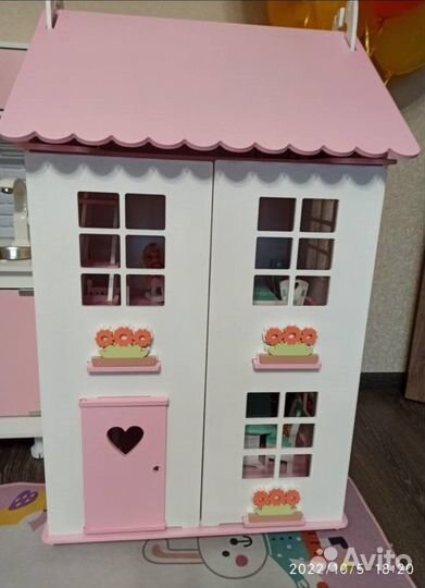 Детский кукольный домик (дерево)