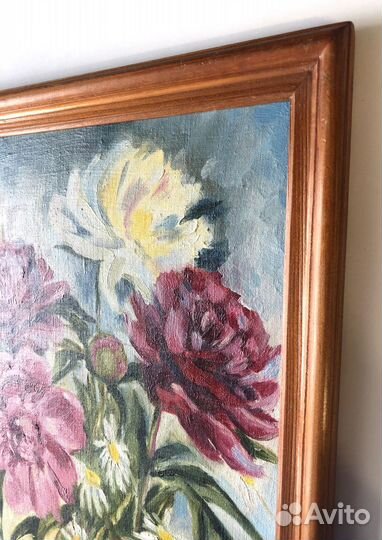 Картина маслом на холсте цветы
