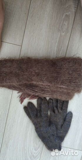 Перчатки и шарф