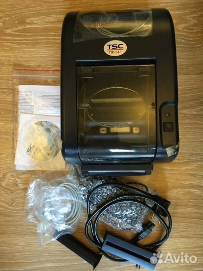Термотрансферный принтер TSC TTP-345 с отрезчиком