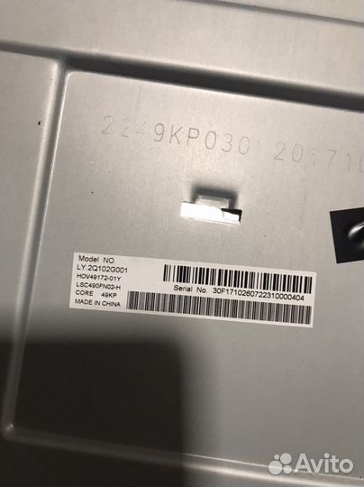 Телевизор sharp LC-49cug8052e на разбор