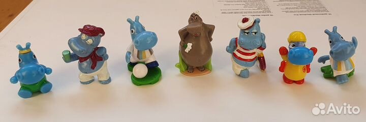 Игрушки Kinder бегемотики, Маша и др