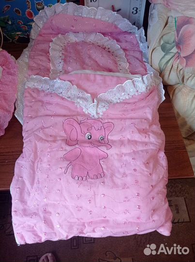 Одеяло уголок на выписку