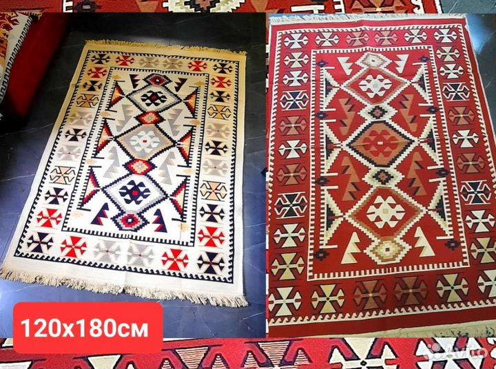 Ковер безворсовый разм.120х180см