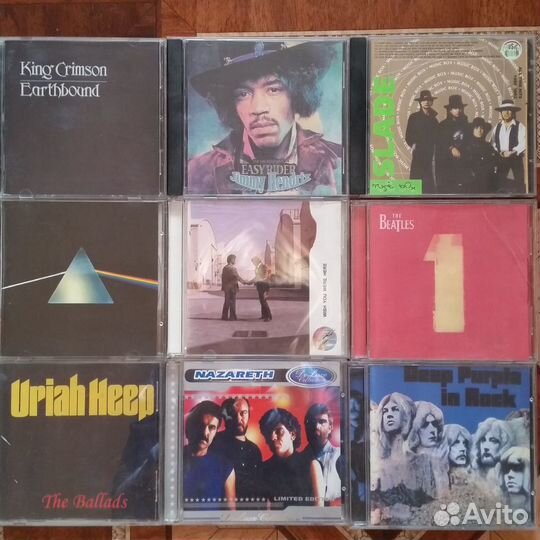 Диски с рок музыкой на cd, mp3
