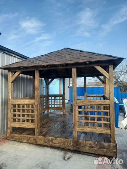 Деревянные беседки