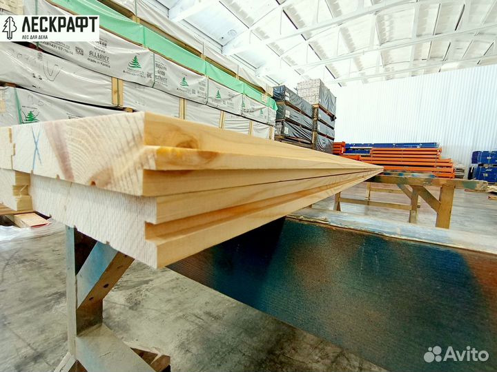 Доска пола 27*141*3000 сорт C ангарская сосна