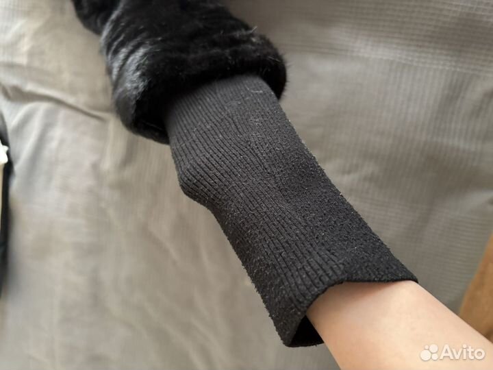 Зимняя кожанная куртка