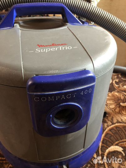 Моющий пылесос moulinex supertrio