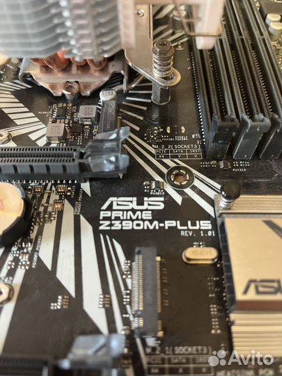 Мать, проц, озу, кулер