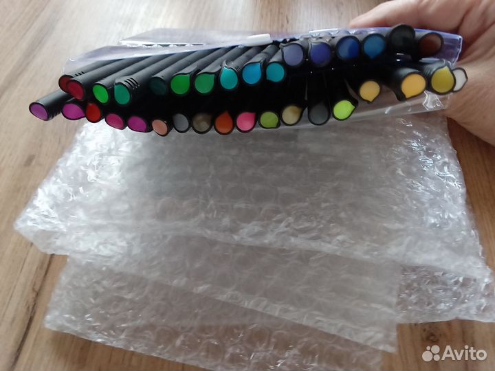 Цветные ручки, линеры 34шт