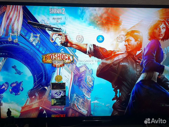 Sony playstation 3 superslim 500gb прошитая 100игр