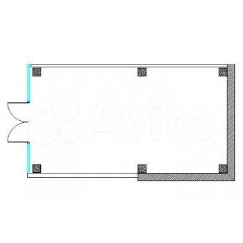 Продаю помещение в ТЦ возле метро, 43.9 м²