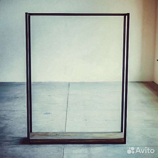 Напольная вешалка с полкой