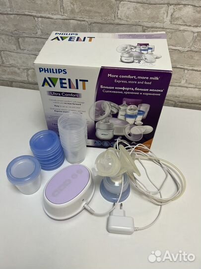 Молокоотсос avent электрический