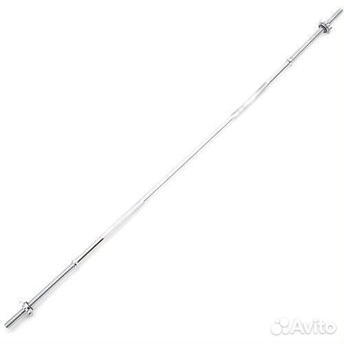 Гриф для штанги прямой хром 213 см - диаметр 25 мм