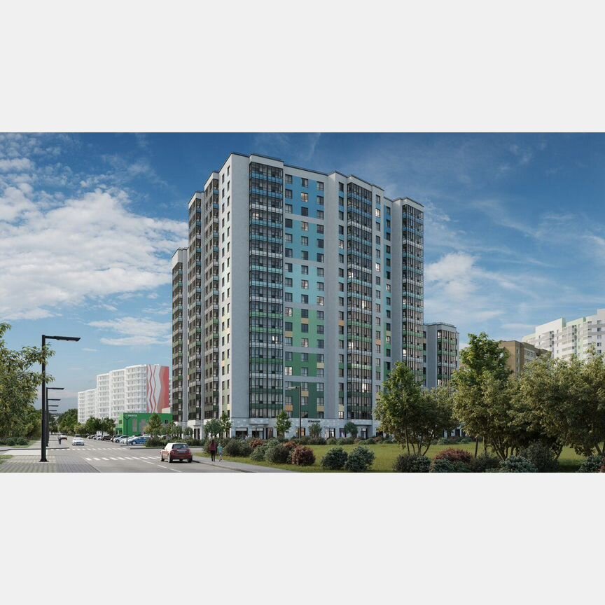 1-к. квартира, 33,5 м², 7/18 эт.
