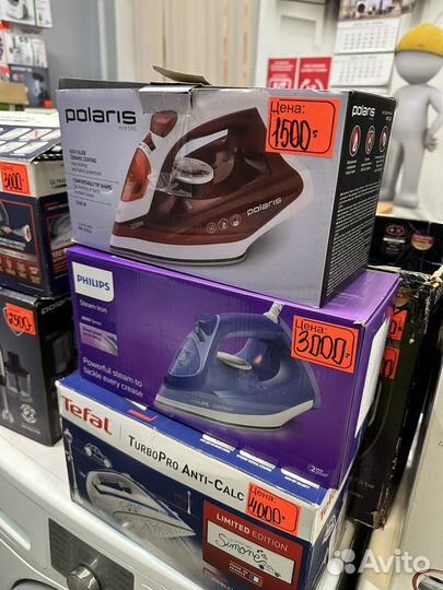 Утюг с парогенератором tefal,braun,polaris