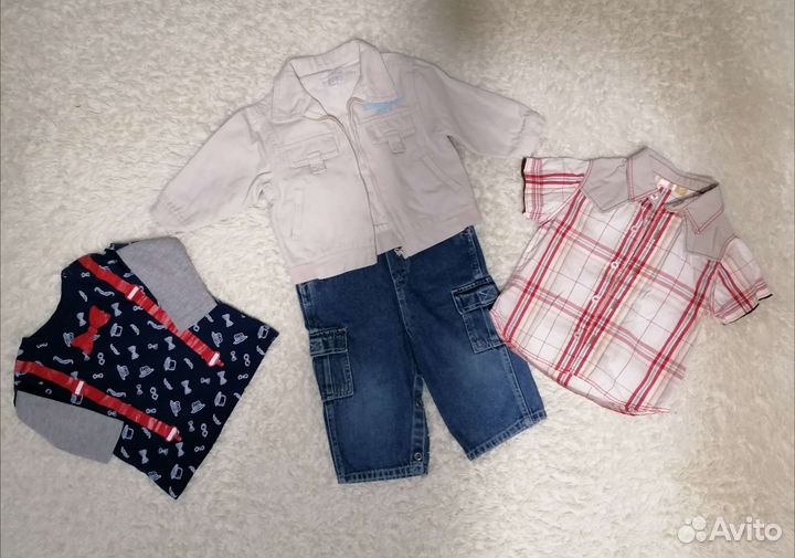 Вещи пакетом на мальчика 80-86
