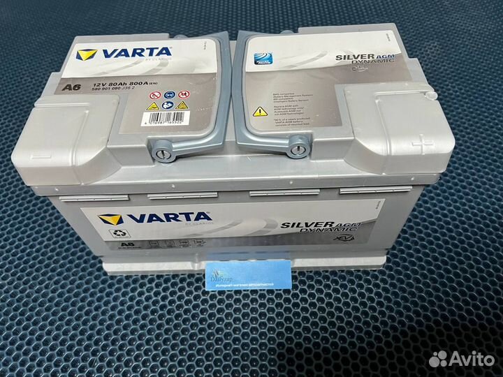 Аккумулятор varta silver DYN AGM 80ач