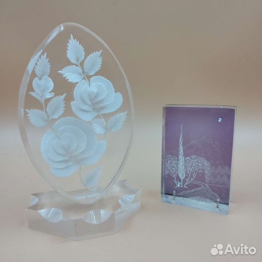 Сувениры СССР. Оргстекло. 50-60 годы