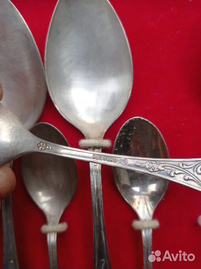 Столовый набор СССР мельхиор