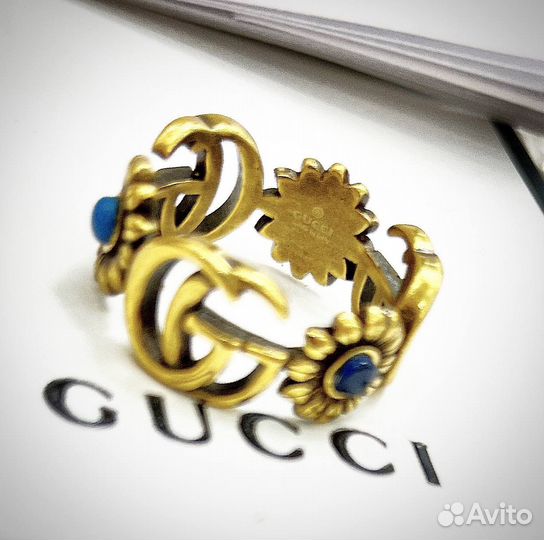 Кольцо gucci GG
