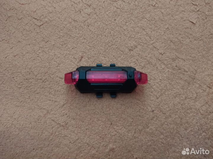 Велофонарь задний USB