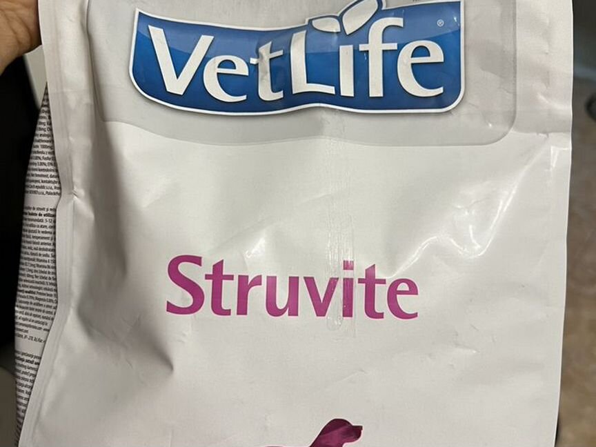 Корм для собак Vet life struvite