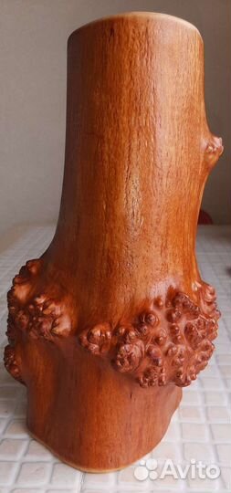 Деревяная ваза, 25 см