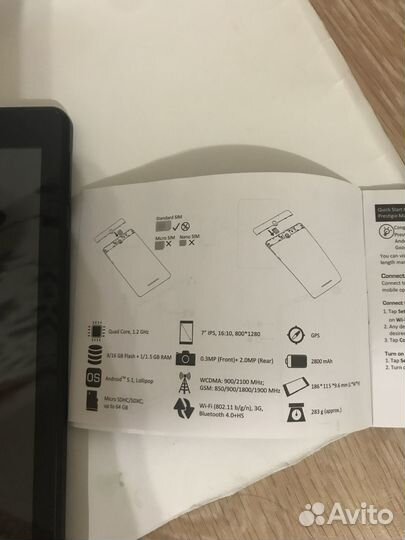 Планшет prestigio