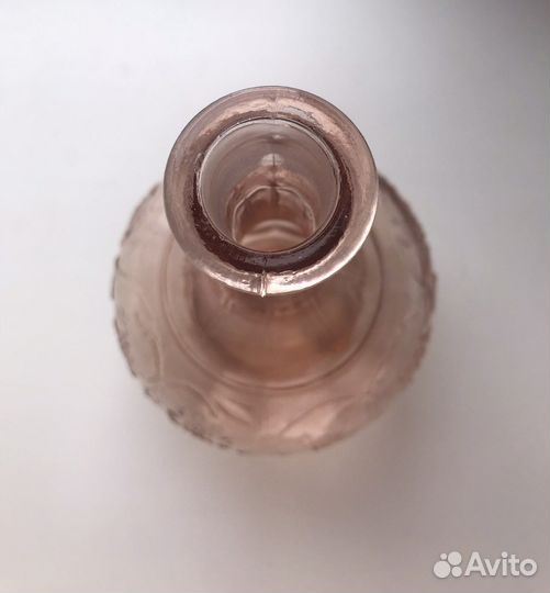 Графин/ штоф розовое стекло СССР