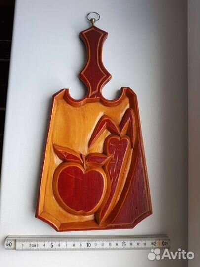 Доска кухонная деревянная резная